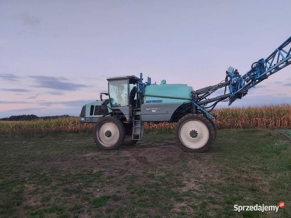 Opryskiwacz Berthoud Raptor 4200 prod 2009 kujawsko-pomorskie Jabłonowo Pomorskie