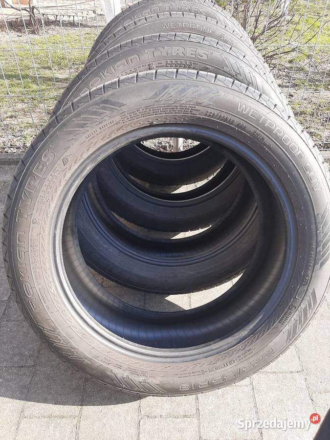Komplet opon Nokian 22555 R18 Skwierzyna sprzedam