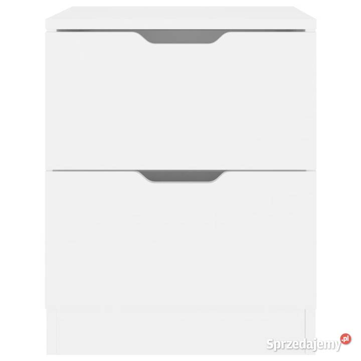 Szafki nocne 2 białe 40x40x50 materiał Warszawa