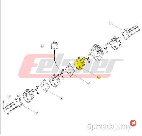 ROZDZIELACZ HYDRAULICZNY CLAAS 0011354631 Claas Claas podlaskie Zambrów