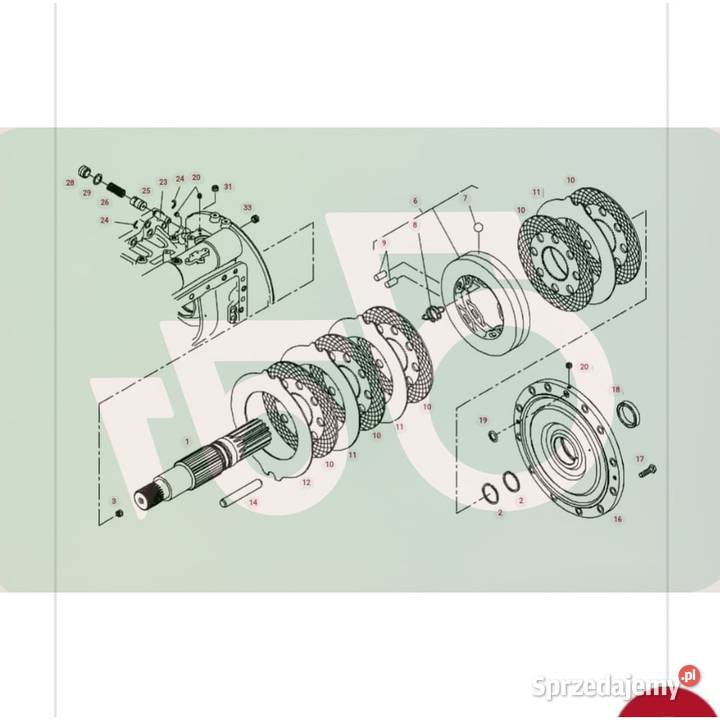 Półoś zwolnicy 718150152012 MASSEY FERGUSON 7620 Wilkowo