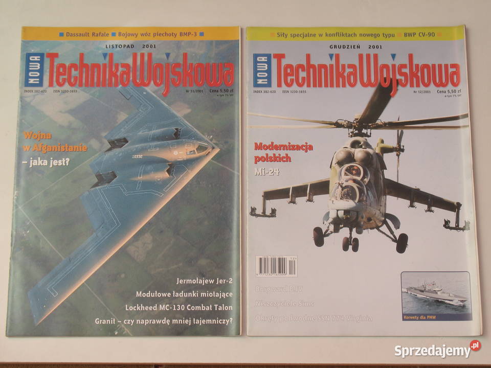 Technika Wojskowa kompletny rocznik 2001 Kraków