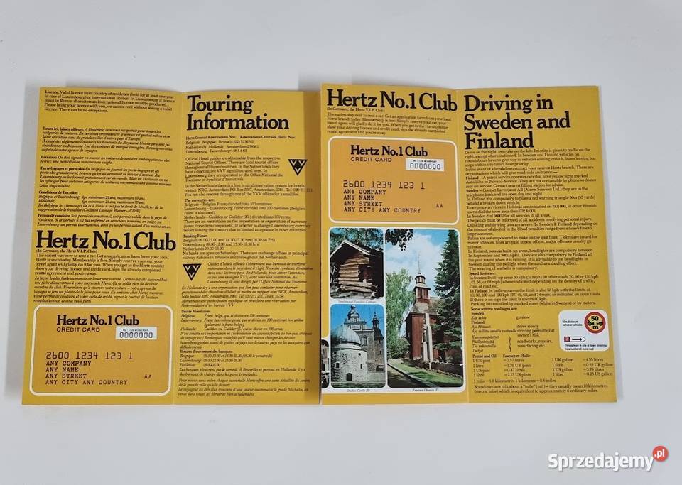 Broszura folder HERZ lata 7080 lubuskie