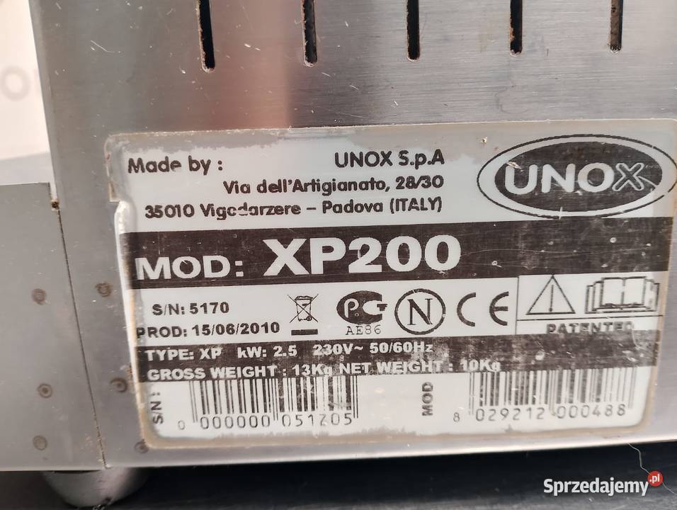 Płyta indukcyjna UNOX XP200 Wrocław