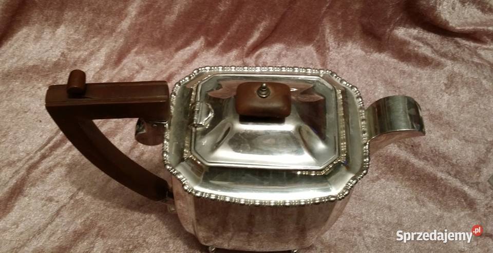 Czajnik stary angielski posrebrzany Art Deco Kraków