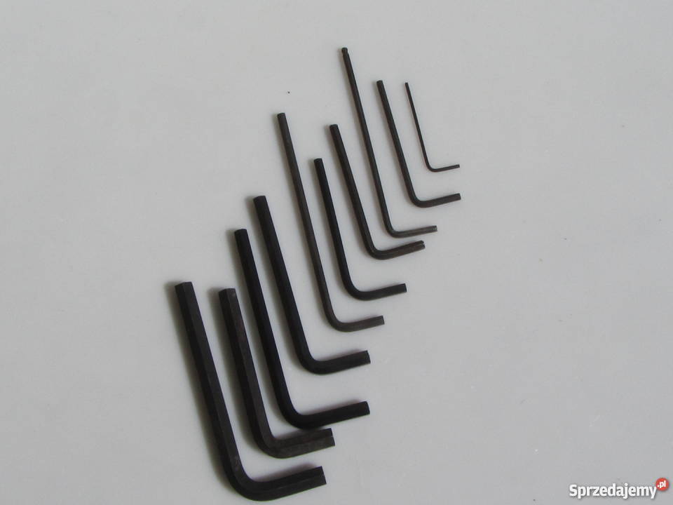 Klucze imbusowe sześciokątne różne rozmiary Olecko