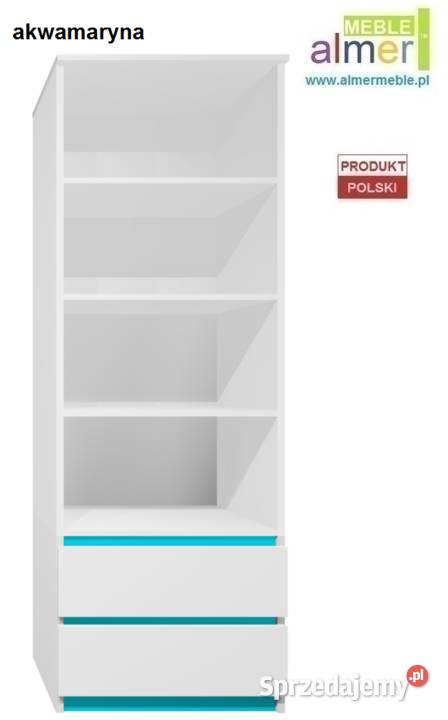 regał CITY C11 70x40 w200 meble dziecięce Nowogard