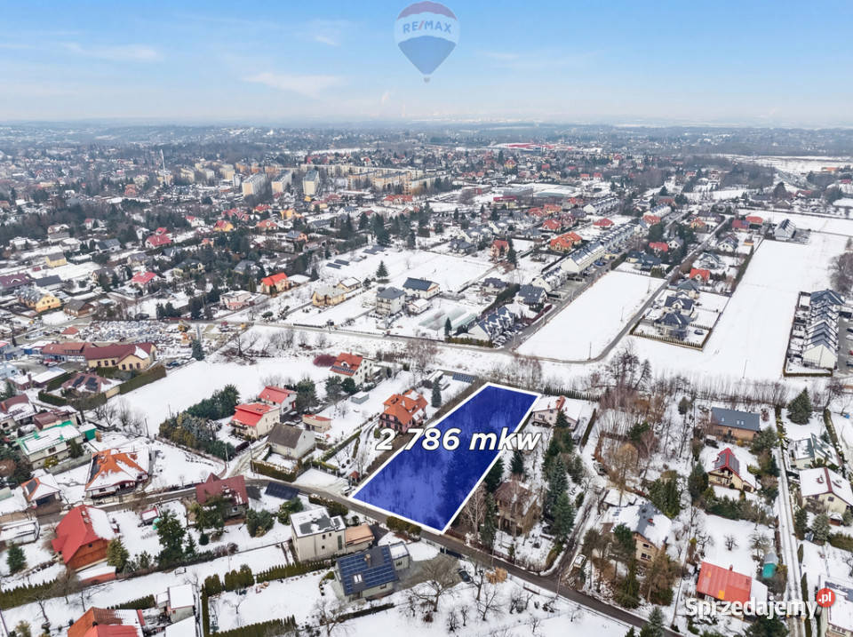 Budowlana działka w Wieliczce 2 min centrum Wieliczka