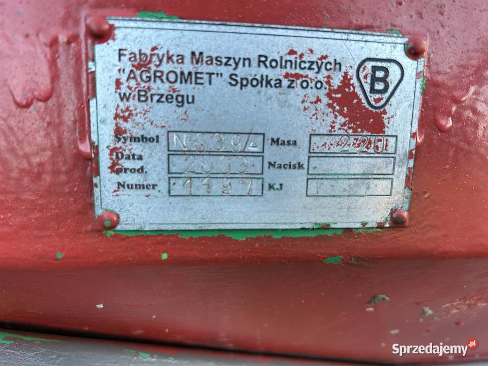 Rozsiewacz nawozów siewka Unia 750 Nowy Sącz