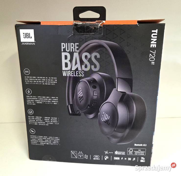 słuchawki jbl tune 720 Łódź