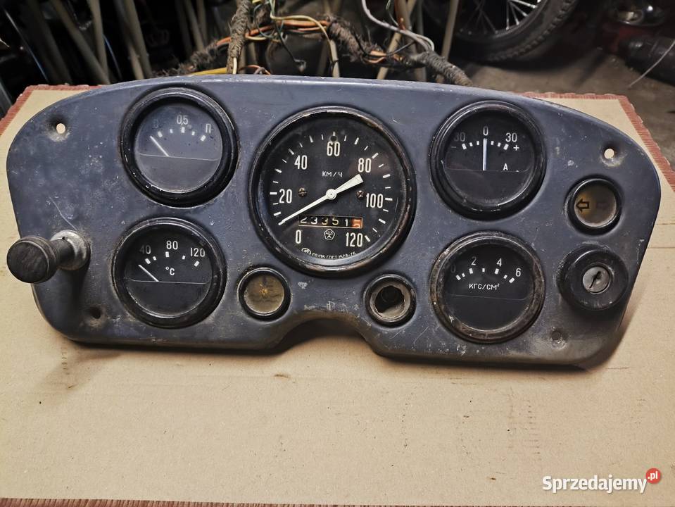 Gaz 53 66 wiązka zegary deska rozdzielcza Lutoryż