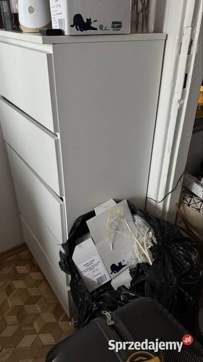 Komoda z 5 szufladami biała odbiór lipowa 23 Lublin