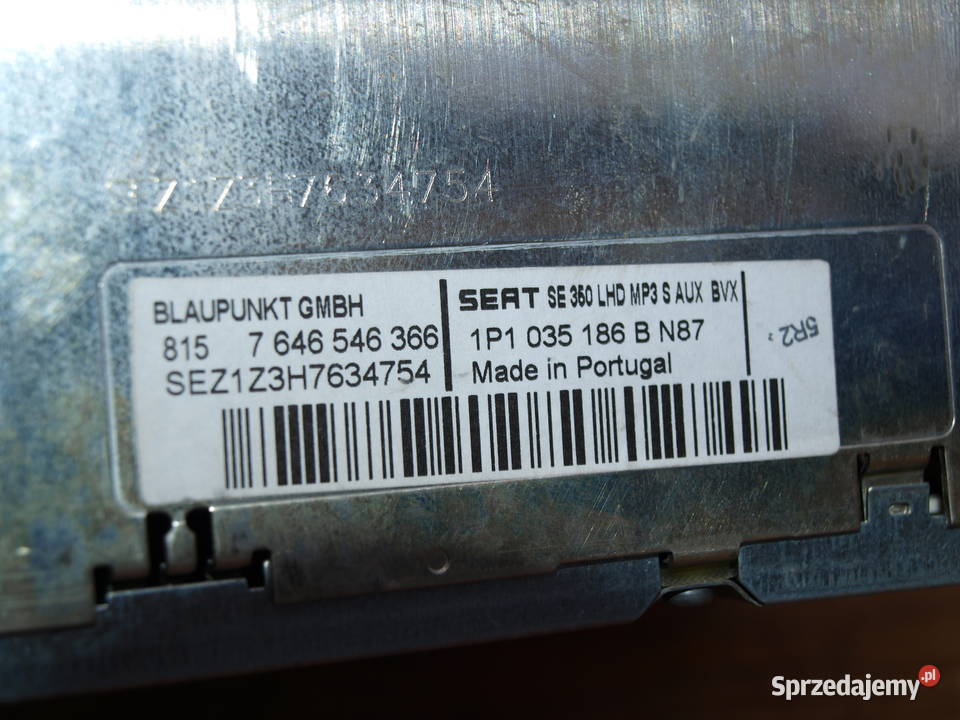 Seat Leon radio CD oryginalne 2005 2012r