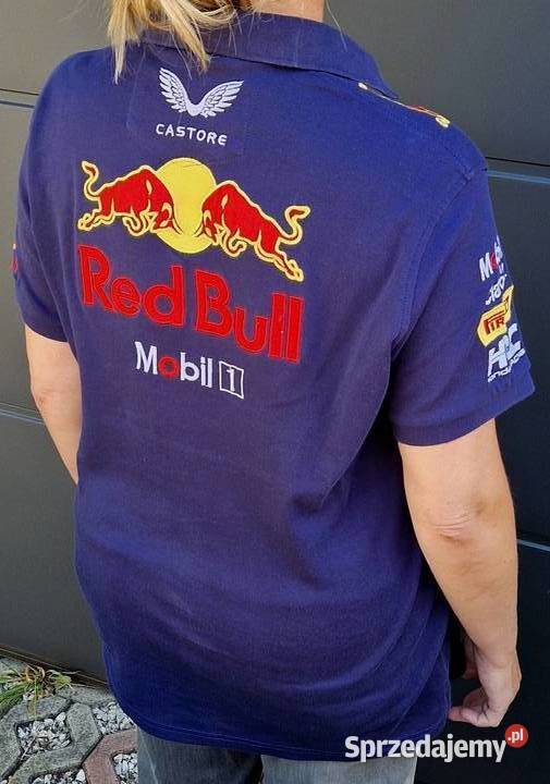 Nowa koszulka polo męska damska Red Bull loga Wrocław