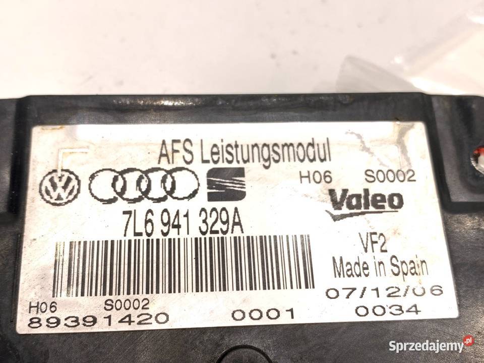 MODUŁ SKRĘTU REFLEKTORA AUDI Q7 4L 7L6941329A Czujniki i sterowniki świateł podkarpackie