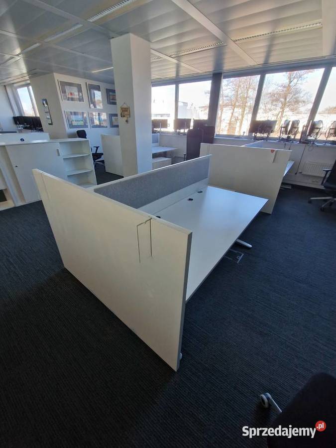biurko białe Maro 18080 meble biurowe Leszno