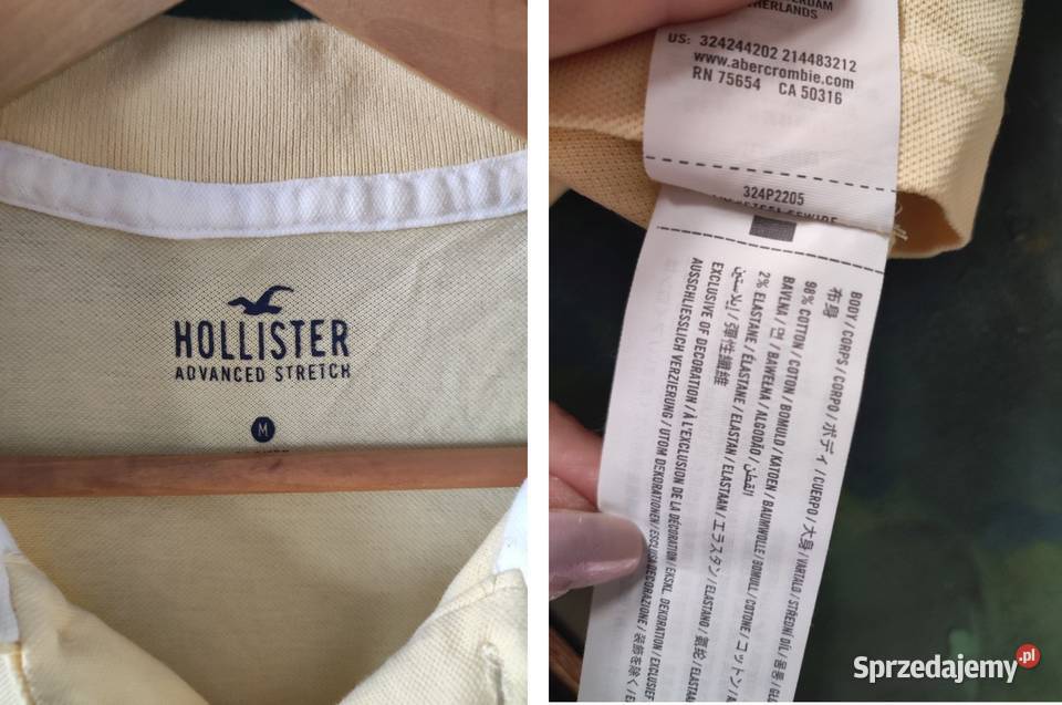 Holister koszulka polo z kołnierzykiem krótki Kielce