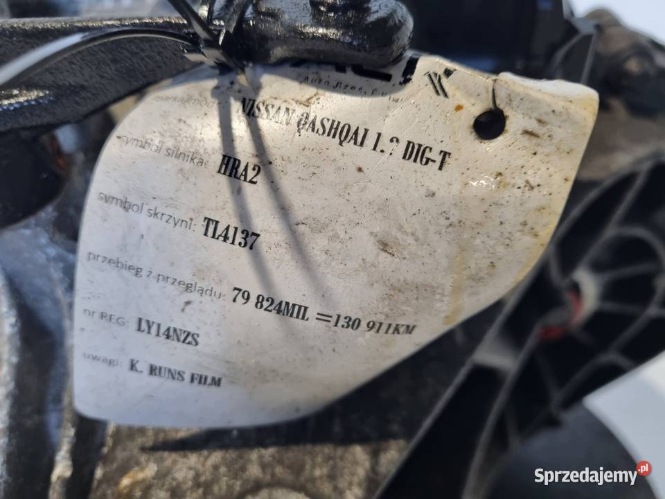 SKRZYNIA BIEGÓW Nissan Qashqai J11 12 DIGT Chełm sprzedam