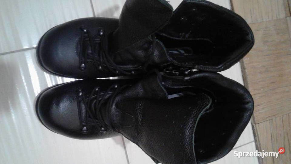 Buty PROTEKTOR wojskowe zimowe czarne nowe 265 Ostrołęka