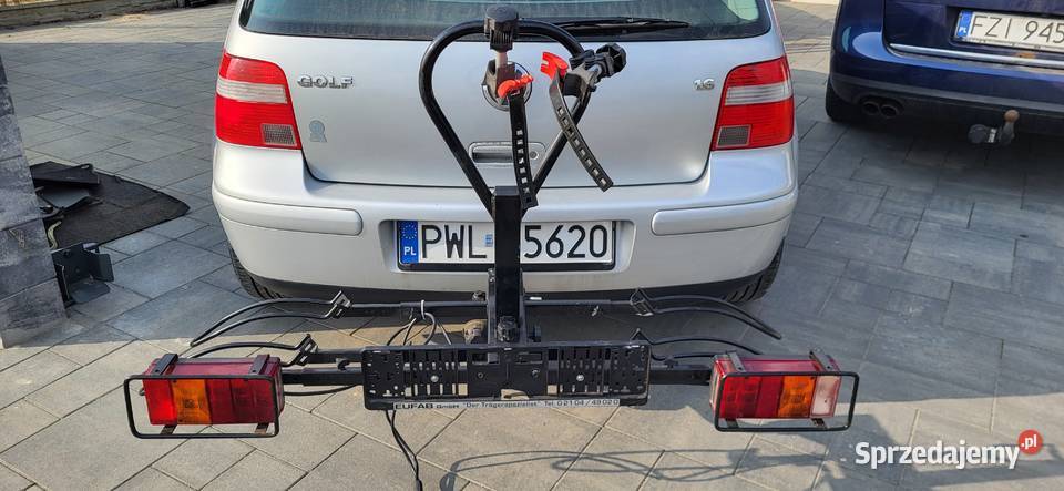 Solidny Bagażnik Rowerowy na Hak EUFAB Sulechów