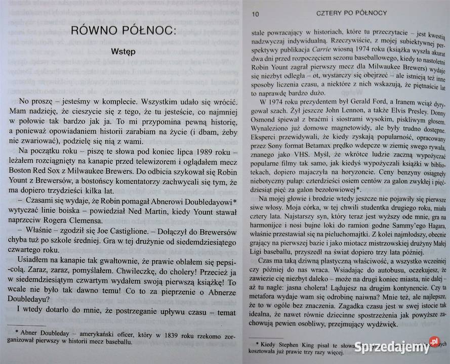 Cztery północy Stephen King horror thriller Pozostałe Lublin sprzedam