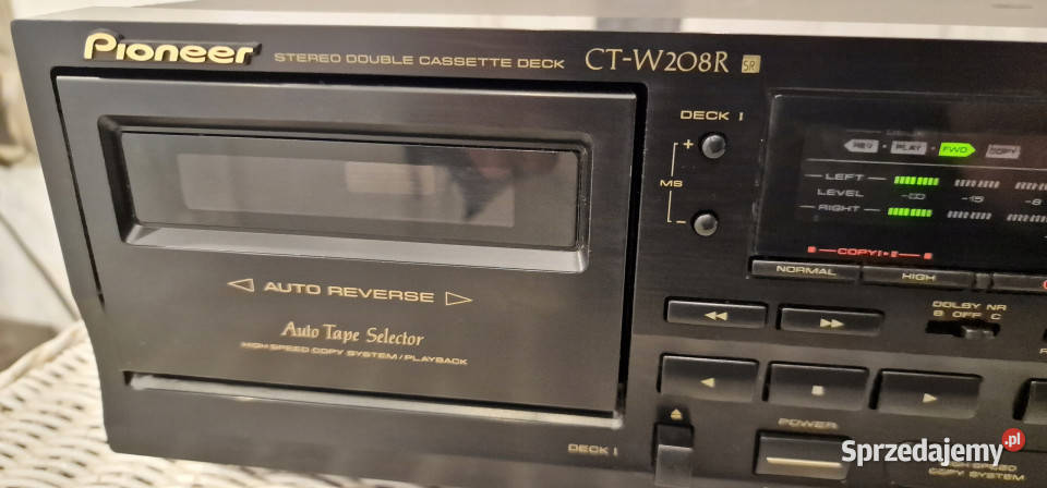Magnetofon Pioneer CTW208R casette deck Międzychód
