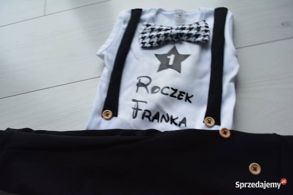 Komplet na pierwsze urodziny roczek chłopiec sprzedam