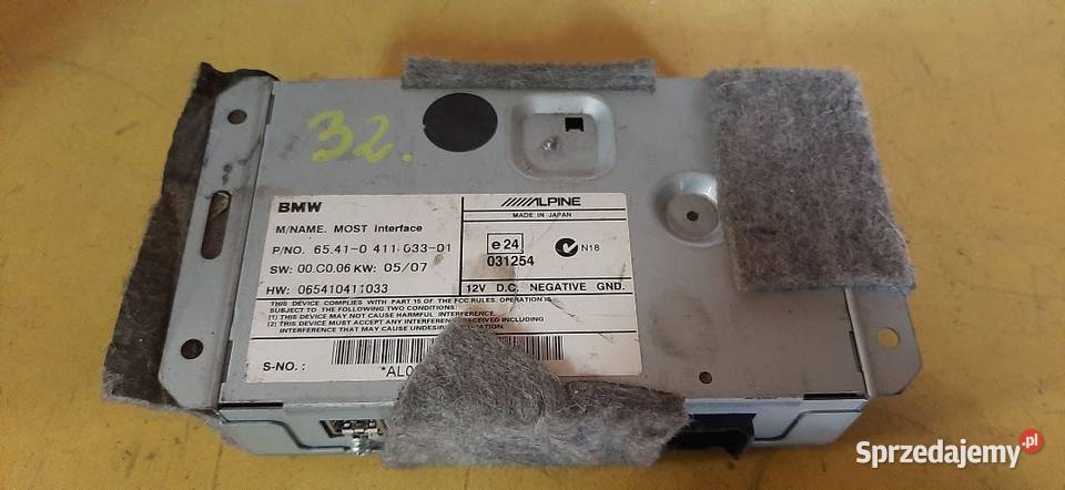 Złącze IPOD BMW E90 E70 E60 E87 E63 X6 041103301 Pozostałe
