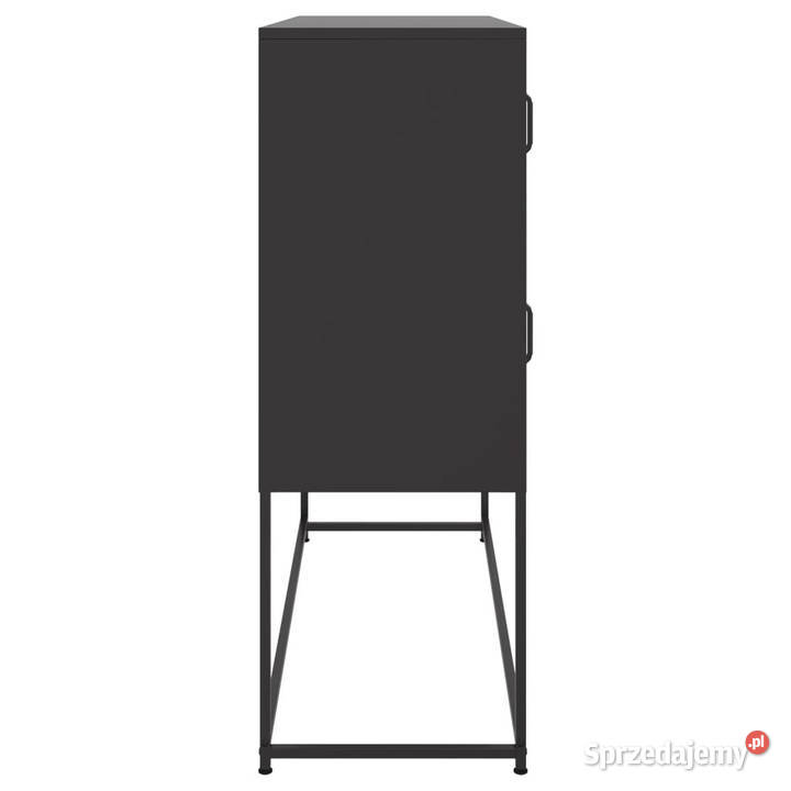 Szafka czarna 1005x39x107 stal WM846596 mazowieckie Warszawa