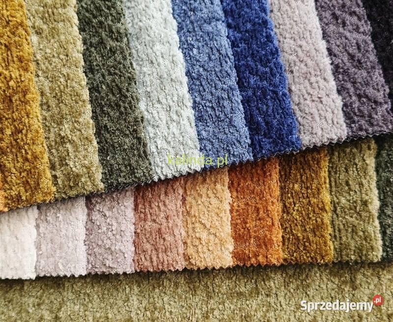 Coral tkanina tapicerska boucle Sosnowiec