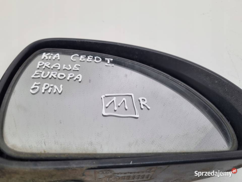 LUSTERKO Kia Ceed I 0609r PRAWE PASAŻERA 5 Pin osobowe Rudka sprzedam