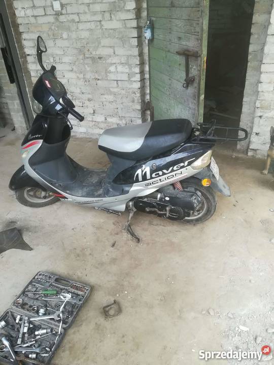 Skuter maver 4t bez papierów kufry Lublin sprzedam