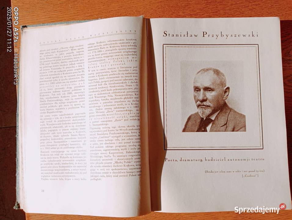 Polski teatr współczesny edycja z 1935r sprzedam