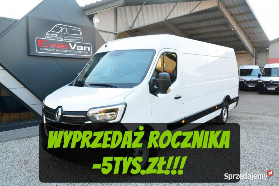 Renault Master master L4H2 pełna 2023r 165 światła przeciwmgłowe Warszawa sprzedam