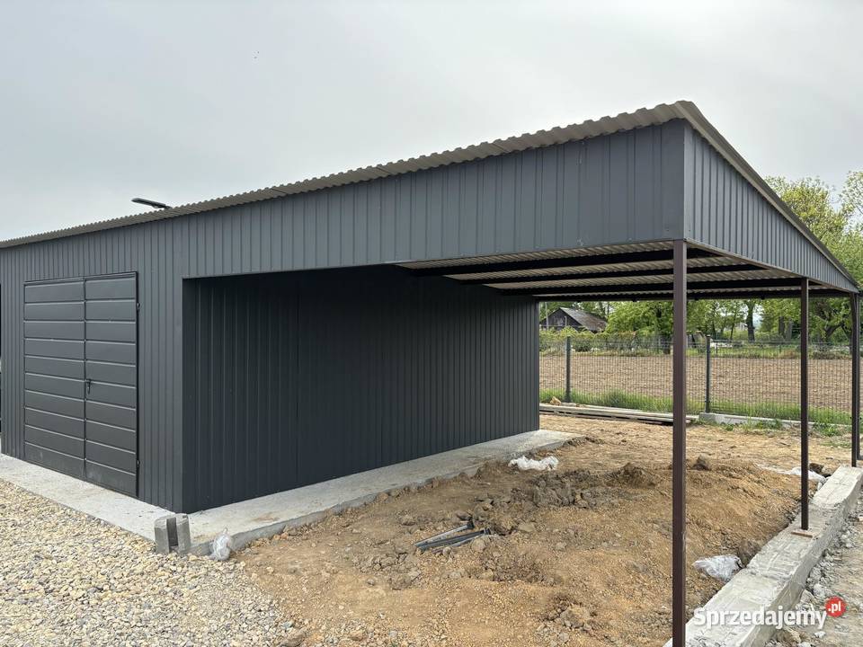 Garaż Blaszany WIATA BoczneMagazynKonstrukcja Grudziądz