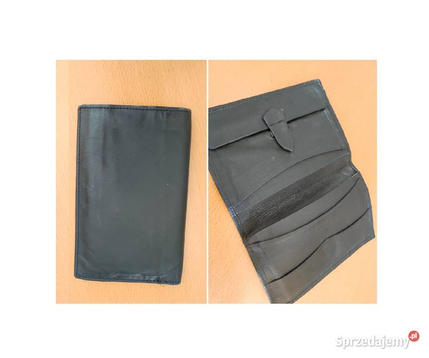etui wizytownik portfel skórzany ze skóry Kielce sprzedam