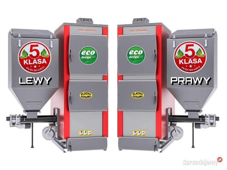 Kocioł co z podajnikiem na ekogroszek 5klasa stal Pleszew