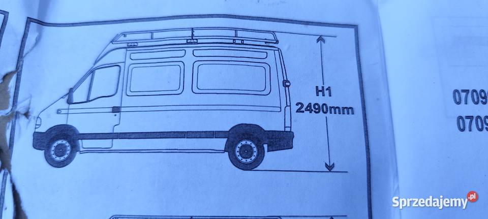 Bagażnik Dachowy Platforma Off Road Bus Master Zalesie