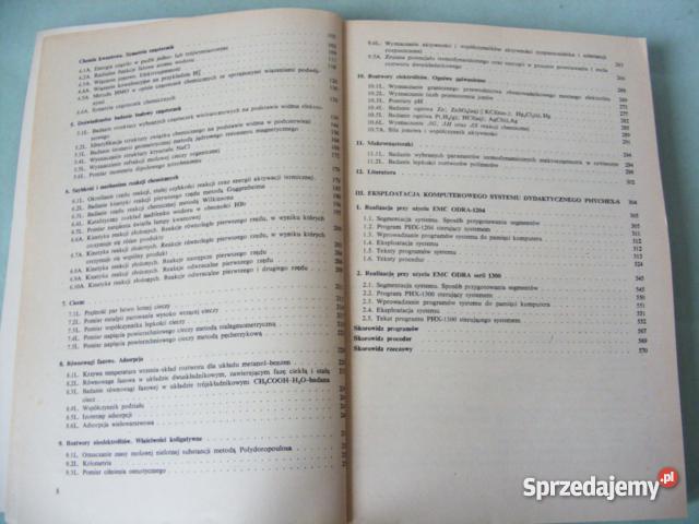 Ćwiczenia z chemii fizycznej z programami do obl dolnośląskie Oborniki Śląskie sprzedam