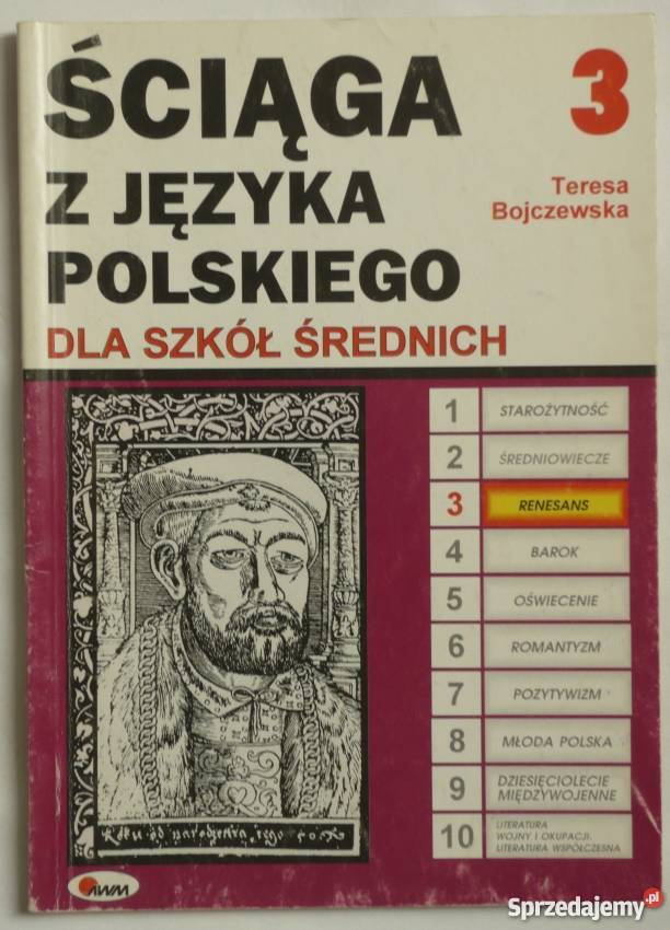 ŚCIĄGA Z JĘZYKA POLSKIEGO SZKÓŁ ŚREDNICH 3 Grudziądz