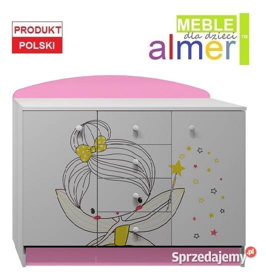 WRÓŻKA 3 N12 komoda dziecięca 120x47 w95 Szczytno