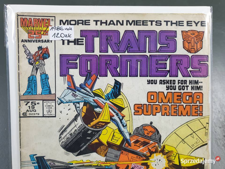 The Transformers Omega Supreme komiks Marvel Gdynia