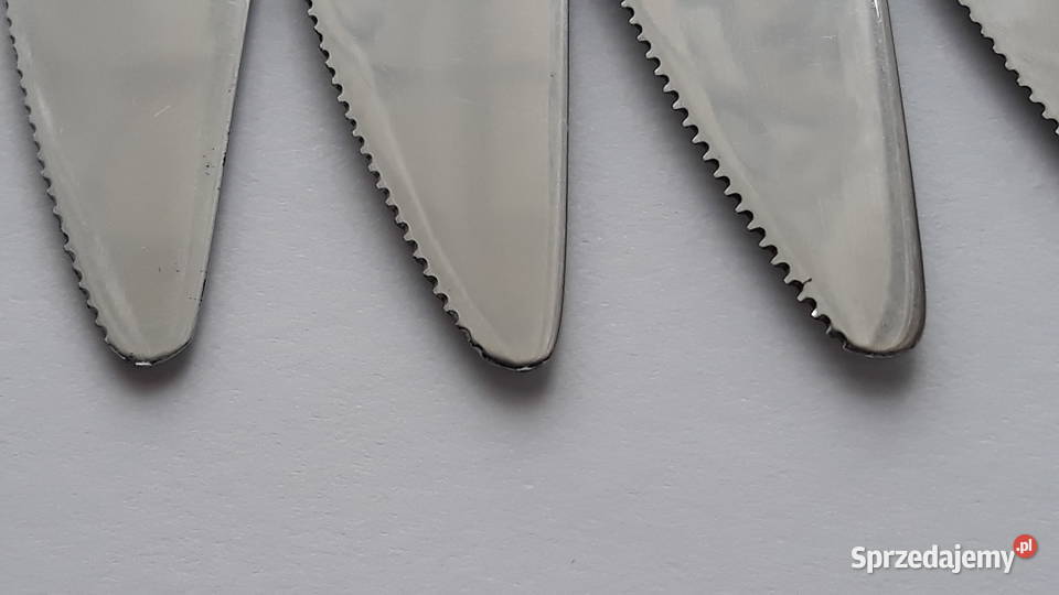 Noże obiadowe KASZUBSKI Gerlach sztućce PRL Dąbrowa Górnicza