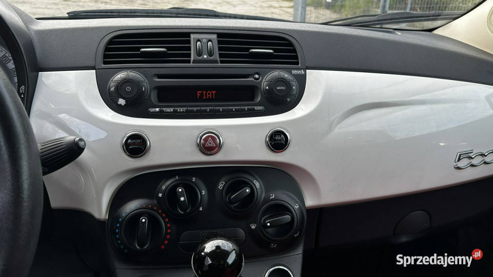 Fiat 500 14 Automat 100 Klima Czerwone wnętrze 1368cm3
