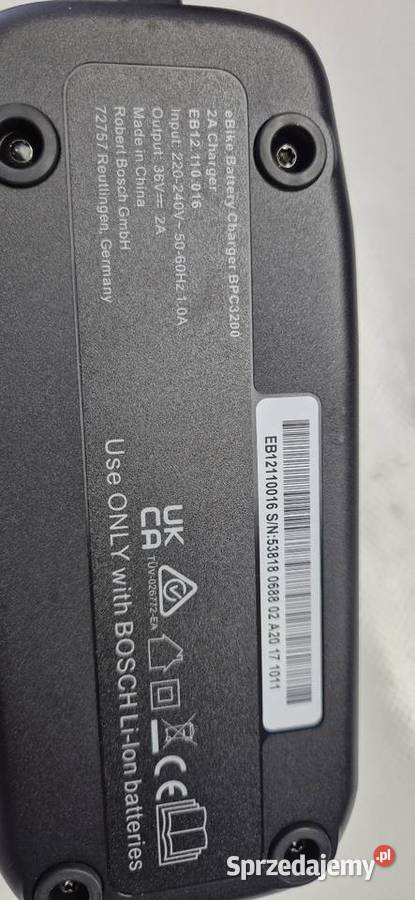 Ładowarka bosch 2A Smart rower elektryczny wielkopolskie Konin