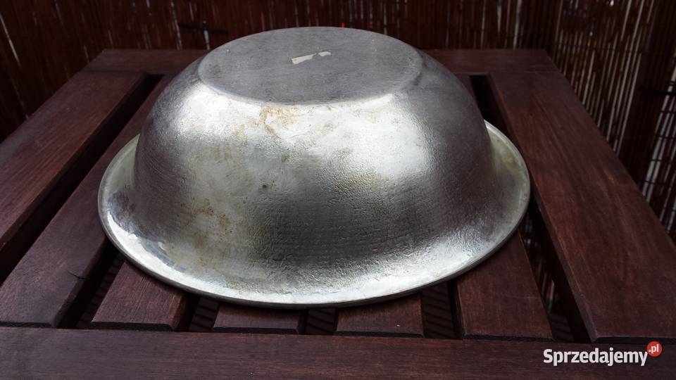 Stara miska aluminiowy retro