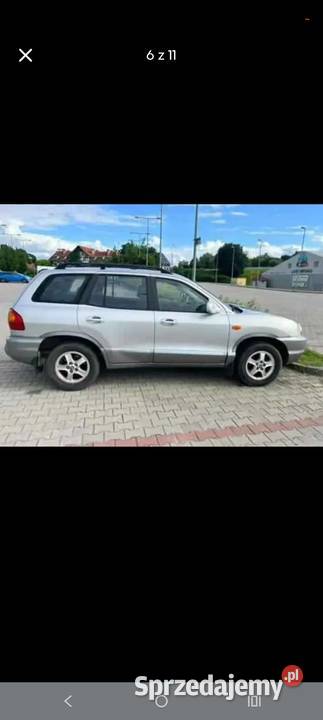 Hyundai SANTA FE 2002r nieuszkodzony Samochody osobowe Iława sprzedam