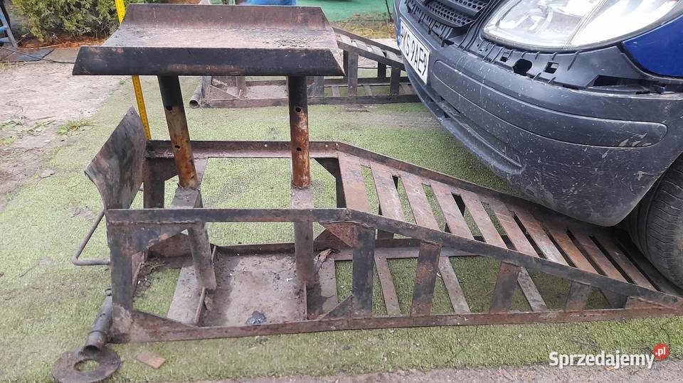 Najazdy rampy samochodowe duże solidne wielkopolskie