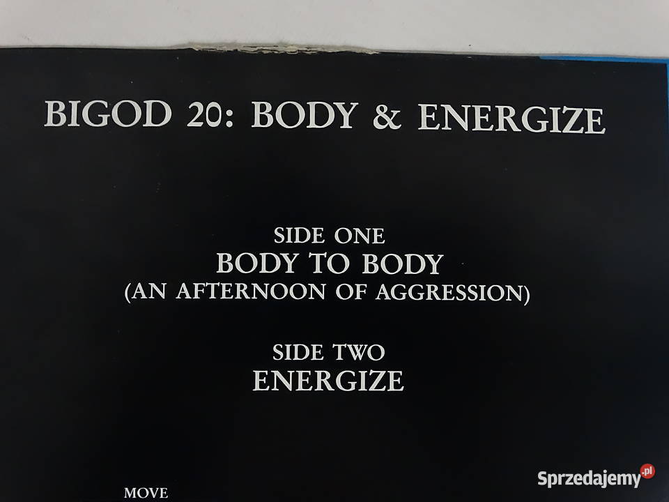 Winyl Bigod 20 Body Energize 12 Maxi Single 1988 Płyty i kasety Biłgoraj sprzedam