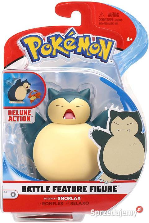 Figurka POKEMON Snorlax Rolflex Relaxo z Funkcją Mogilany sprzedam
